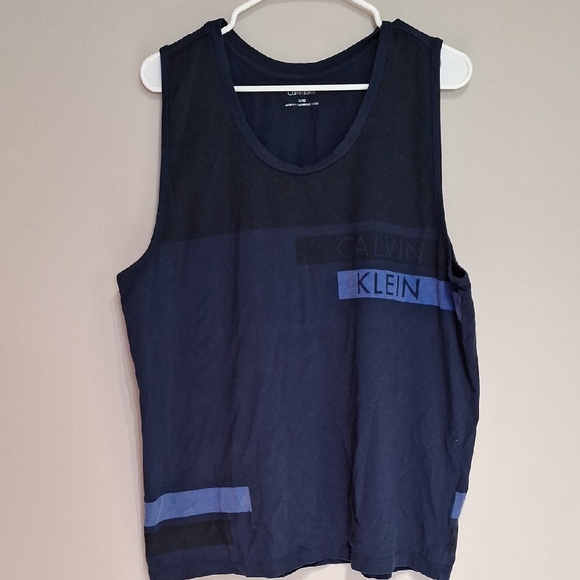 Calvin Klein Midnight Blue Sleeveless Top - Picture 1 of 5